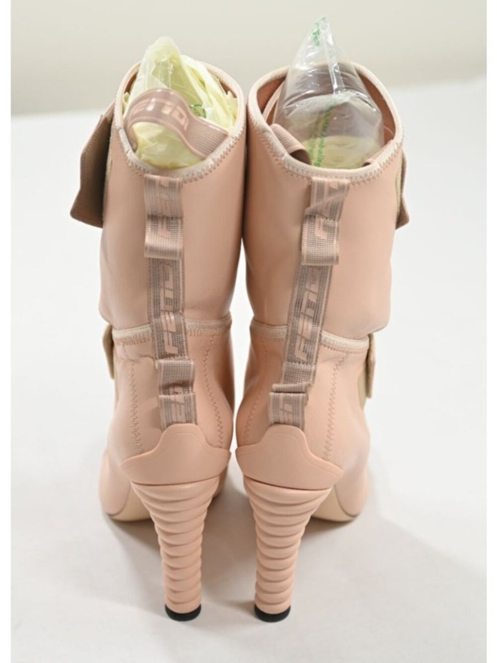 Fendi Promenade Lamb Leather Bootie in Rosa - Picture 3 of 12